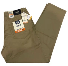 Dockers Mens Jean Cut Athletic Fit Pants All Seasons Tech New British Khaki