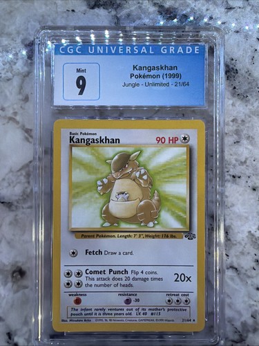 Kangaskhan (Unlimited) graded CGC 9 for sale on eBay