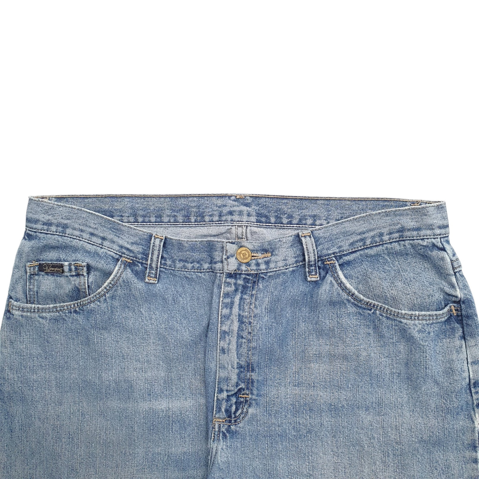 WRANGLER Casual Jeans Regular Fit Blue Denim Trousers Mens W34 L32 image 2