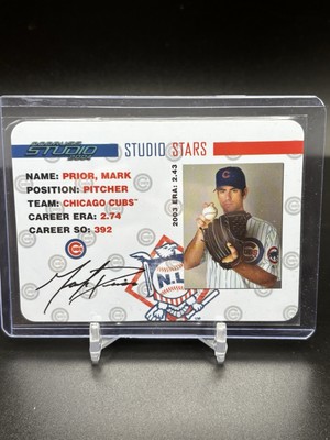 2004 Donruss Studio Studio Stars Platinum /25 Mark Prior #SS-35