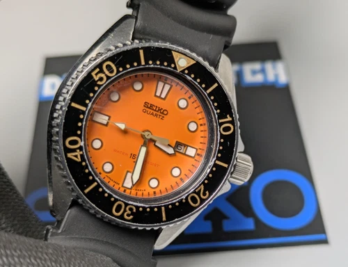 [New crystal] Vintage 1981 SEIKO Mini Diver 150m 2625-0010 Quartz From Japan #8