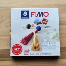 Staedtler Fimo ~ Clay Tassel Kit ~ Leather Effect ~ Clay Project