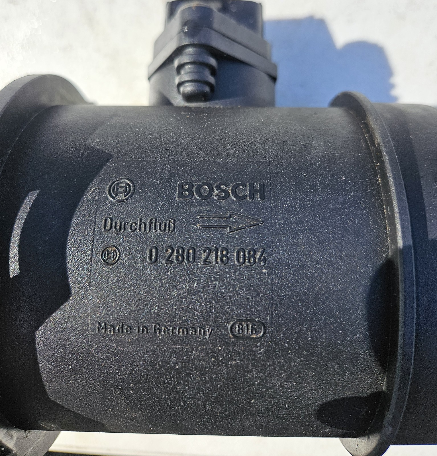 2004-2011 Maserati Quattroporte M139 MAF MASS AIR FLOW SENSOR 0280218084 OEM