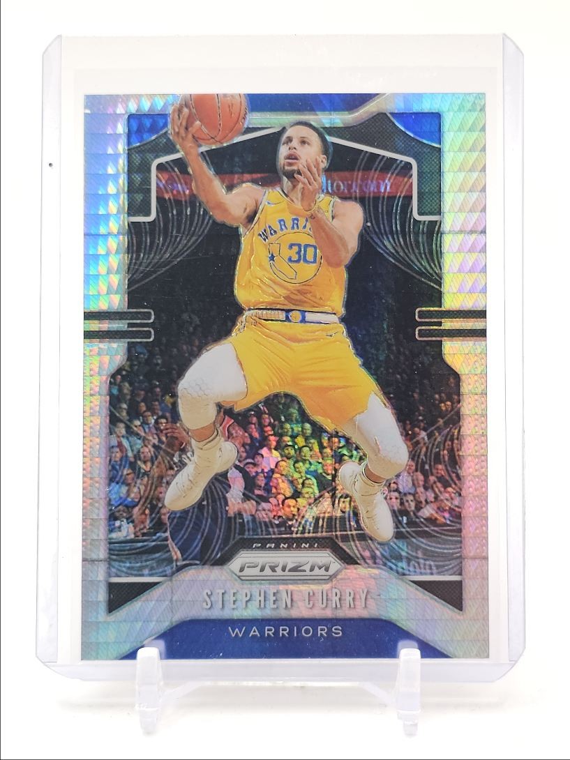 STEPHEN CURRY 2019-20 PANINI PRIZM BASKETBALL HYPER WARRIORS #98 Q5908