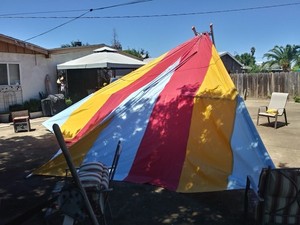 Hang glider complete with control bar