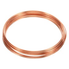 Half Hard Copper Wire, 17Gauge/1.2mm Diameter 6m/19.68ft Spool Craft Wire