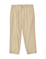 LEE Mens Pegged Casual Trousers W40 L30 Beige Cotton AG12