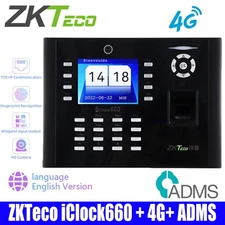 ZKteco iclock660 4G+ADMS 3.5-inch Fingerprint Time Attendance & Access Control