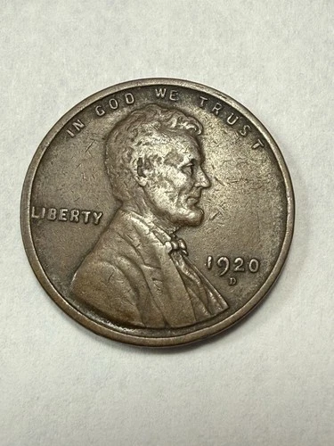 ** 1920-D LINCOLN CENT- VF+  (UPGRADE THAT SPOT IN YOUR SET)  PRICED TO SELL **