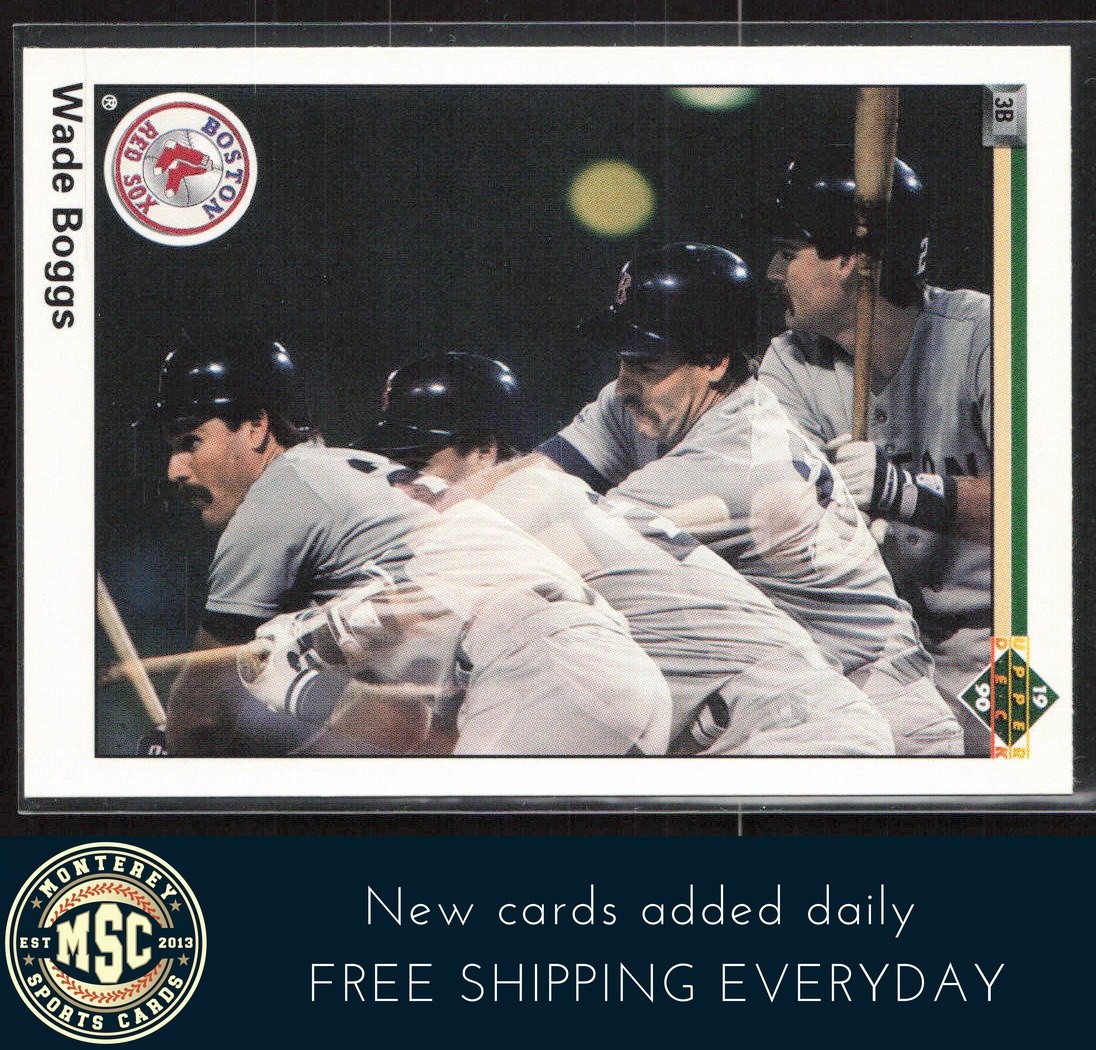 Wade Boggs #555 (Baseball Cards 1990 Upper Deck) — is it worth grading?