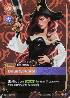 Miss Fortune Bounty Hunter OGN 267/298 Rare Riftbound League of Legends