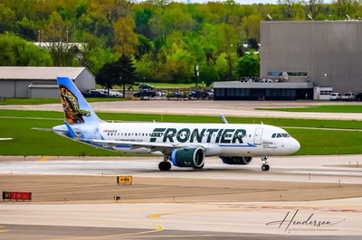 Frontier Airlines Adams Salamander Aircraft Aviation Photograph