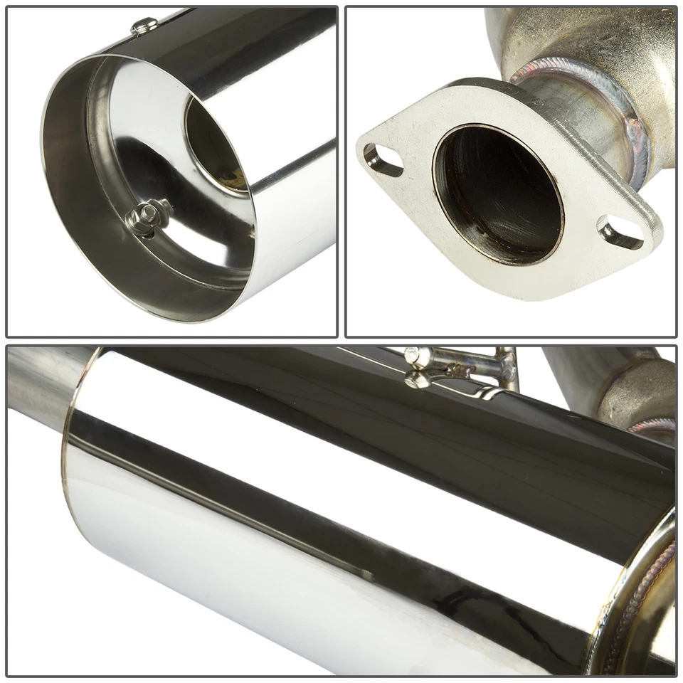 ESCAPE DE CARRERAS CATBACK DOBLE PUNTA SILENCIADOR 4" PARA SEDÁN NISSAN ALTIMA 07-12 L32 V6 Foto 2 de 4