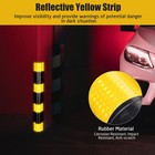 31" Rubber Round Edge Corner Guard Protector reflective yellow safety strips 2pc — photo 7