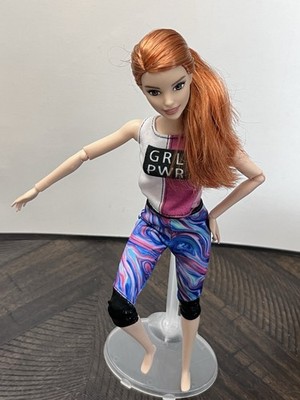 Barbie Doll Clothing 2019 Fitness Leader Swirl Leggings & GRL PWR Shirt GJG57