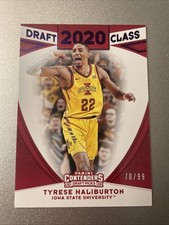 Tyrese Haliburton Rookie 2020 Panini Contenders Draft Picks Class Purple /99 RC