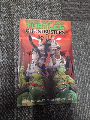 Teenage Mutant Ninja Turtles Ghostbusters Burnham IDW Graphic Novel 2015 PB