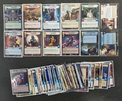 Star Wars Unlimited 50 Hyperspace Lot #317 Luke Skywalker + more