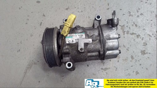Kompressor Klimaanlage 9655191580 Peugeot 206 CC 110 Bj 2006 2KFX/2NFZ/ 2630581