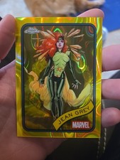 Jean Grey Yellow Lava Refractor - 2025 Topps Chrome Marvel #94