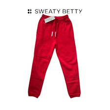 BNWT Sweaty Betty Elevated Joggers Red Size Small S RRP  98 New Lounge Gym