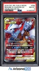 Pokemon 2019 Reshiram & Charizard GX 096 Full Art SR Double Blaze Japanese PSA 8