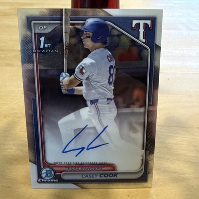 2024 Bowman Draft - Chrome Prospect Autographs Casey Cook #CPA-CCY (AU, RC)