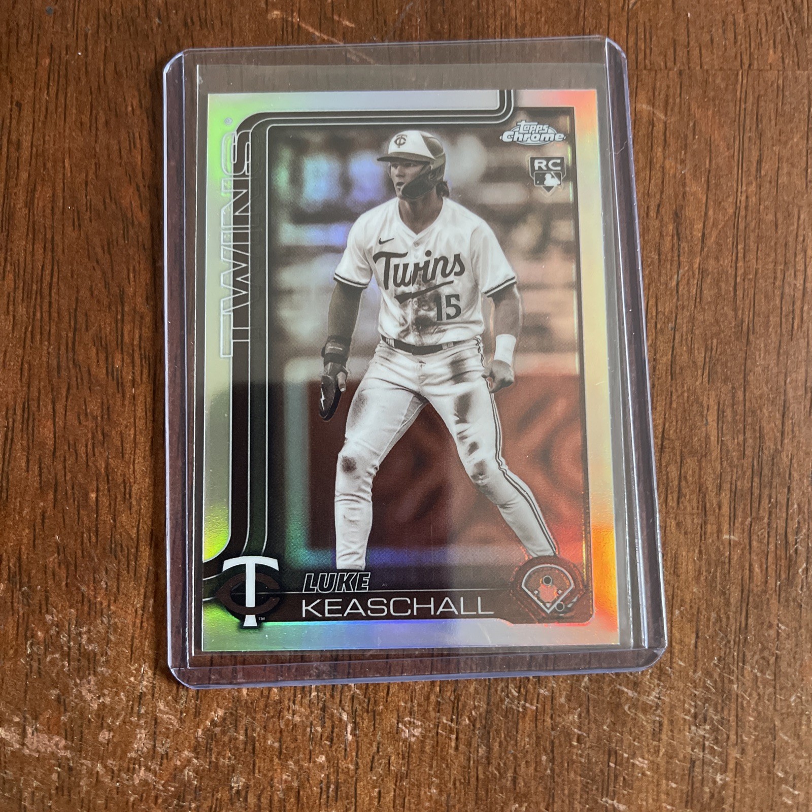 Luke Keaschall 2025 Topps Chrome Update Sepia Refractors Rookie #USC106