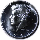 1964 P Silver Kennedy Half Dollar - Gem + Proof  #109