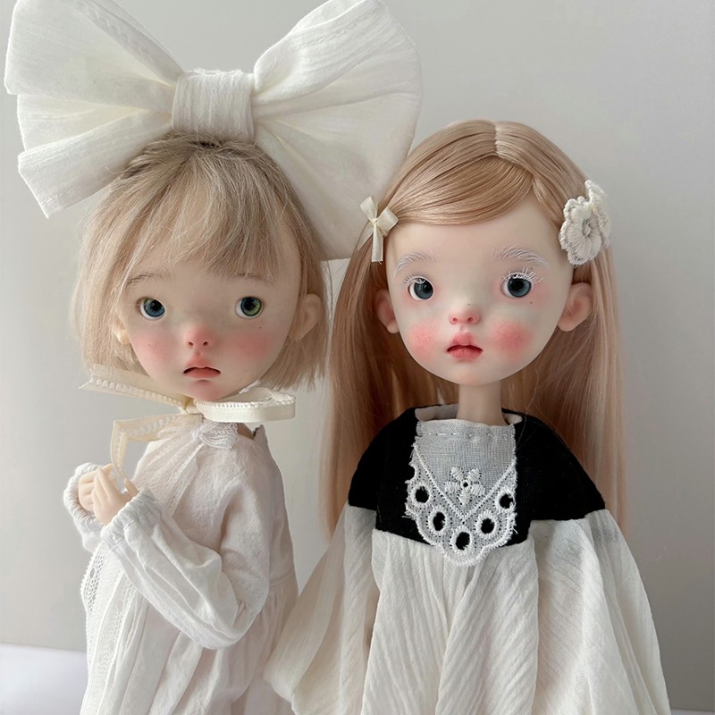 1/6 BJD Doll Landoudou Jointed Flexible Eyes Face Makeup Resin