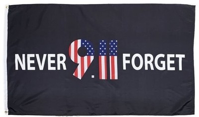 911 Never Forget 3x5 Flag WORLD TRADE CENTER 9/11/2001 BANNER