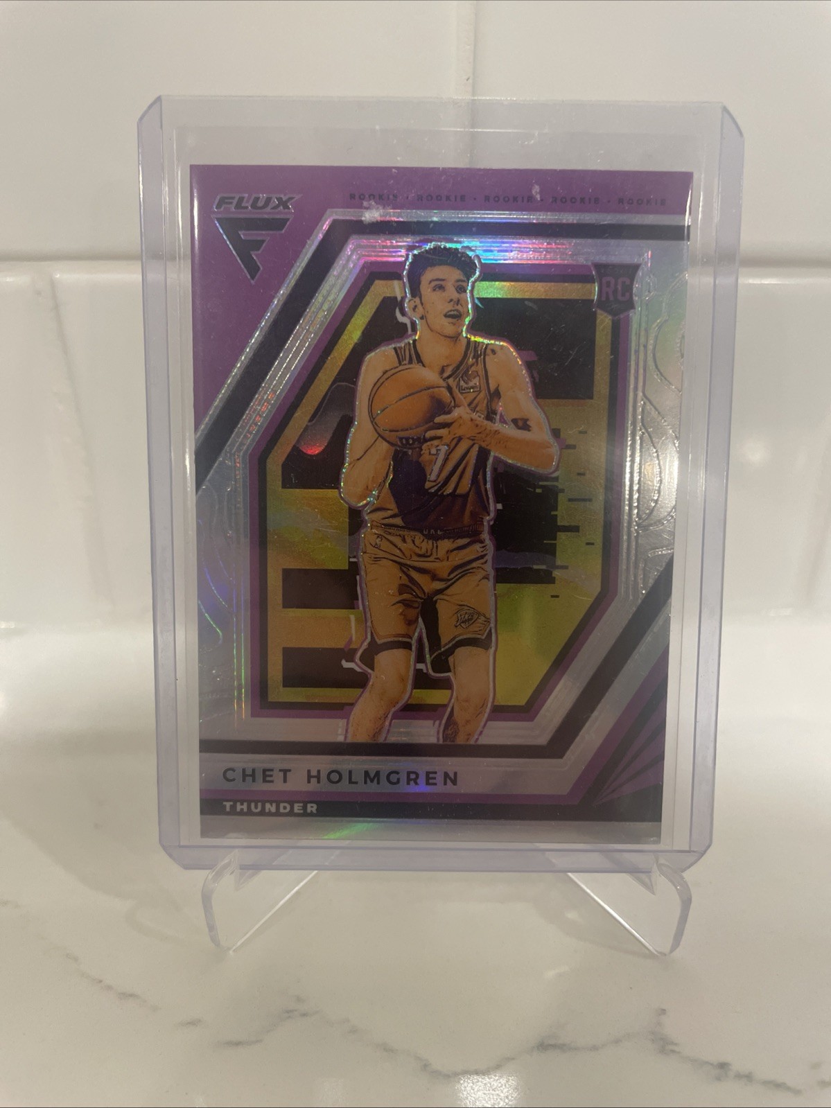 2022-23 Panini Flux Chet Holmgren #243 Silver Prizm (RC) Rookie Thunder NBA
