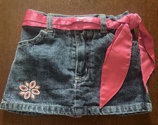 Vintage Nick Jr Denim Skirt Skort Nickelodeon Size 12 Months Y2K