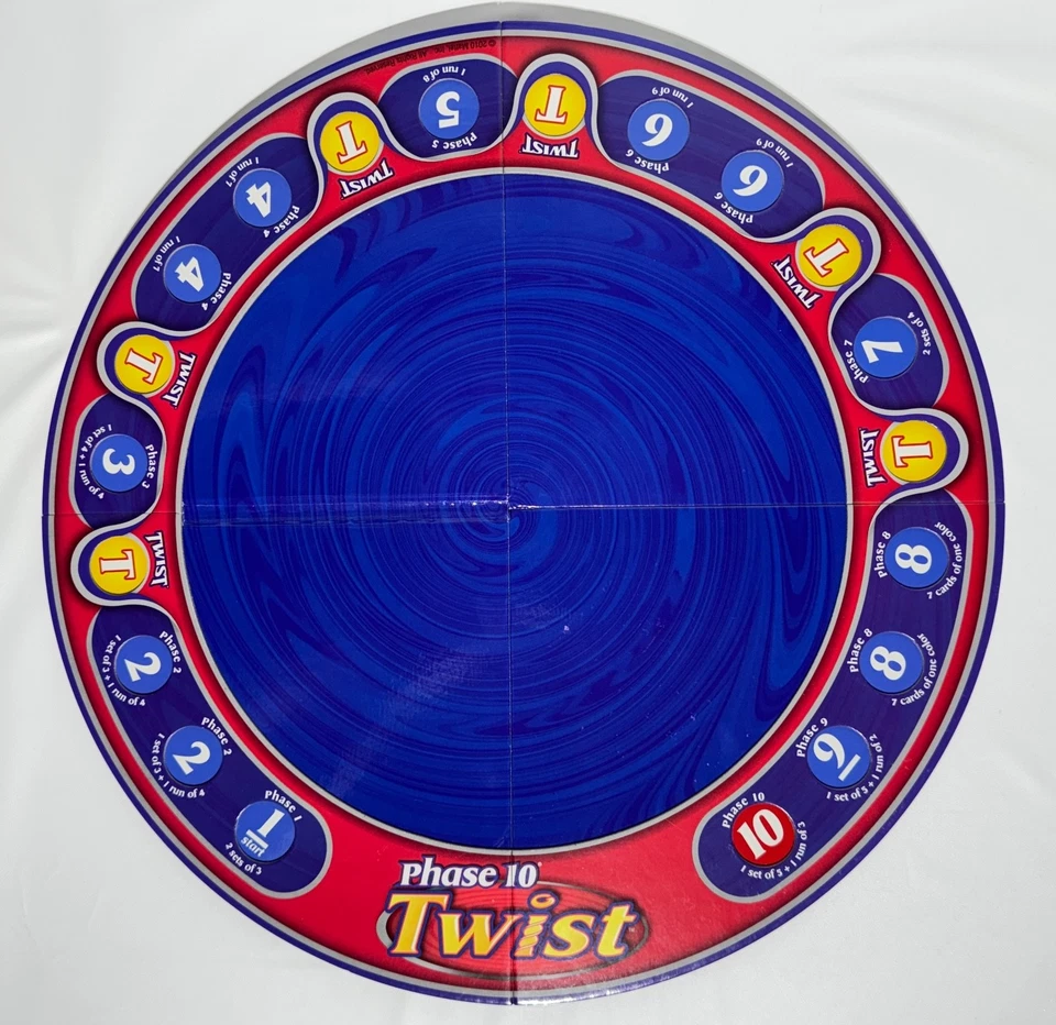 Phase 10 Twist Rummy Card Game Mattel 2010 Complete - Image 3 of 4