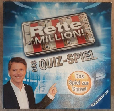 Ravensburger Rette die Millionen Das Quiz-Spiel • Spiel zur Show • ab 12 Jahren - Bild 1 von 2