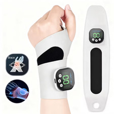 EMS Electric Cordless Hand Wrist Massager 10 Mode Vibration USB Rechargeable