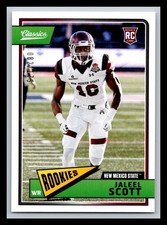 2018 Panini Classics Blue Back #262 Jaleel Scott #/175 New Mexico State Aggies