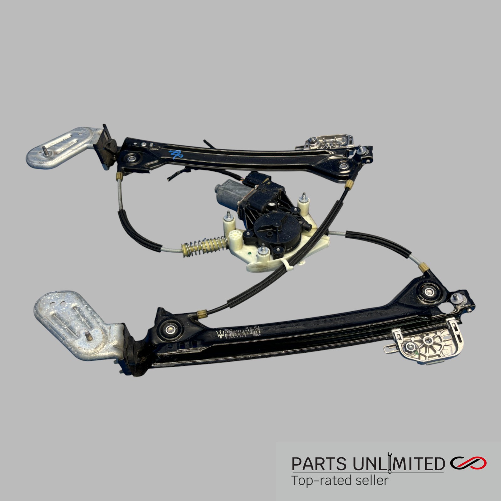 14-20 Maserati Ghibli OEM *REAR* Right side power window motor & regulator 49K