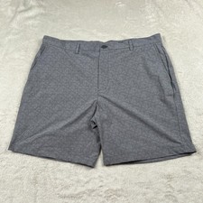 Vineyard Vines Performance Beaker Shorts Mens Size 40 Gray Casual Geometric AOP
