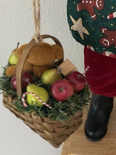 Vtg 1998 Signed Lynn Haney Chef 18" Santa Claus 1328 Baker READ Not Complete - Picture 7 of 22
