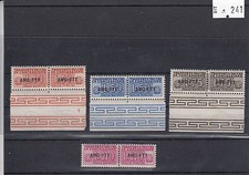  (241) Territorio Libero Di Trieste Zona A -1953 Pacchi In Concessione 4 Valori