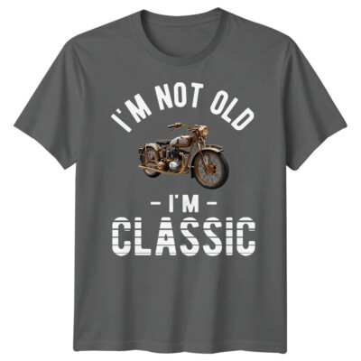 Im Not Old Im Classic Motorcycle Mens T-Shirt Vintage Biker UK