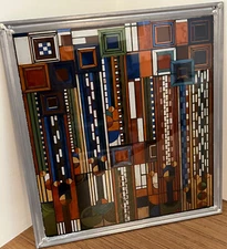 Frank Lloyd Wright's Stained Glass Collection Abstract Saguaro Cactus