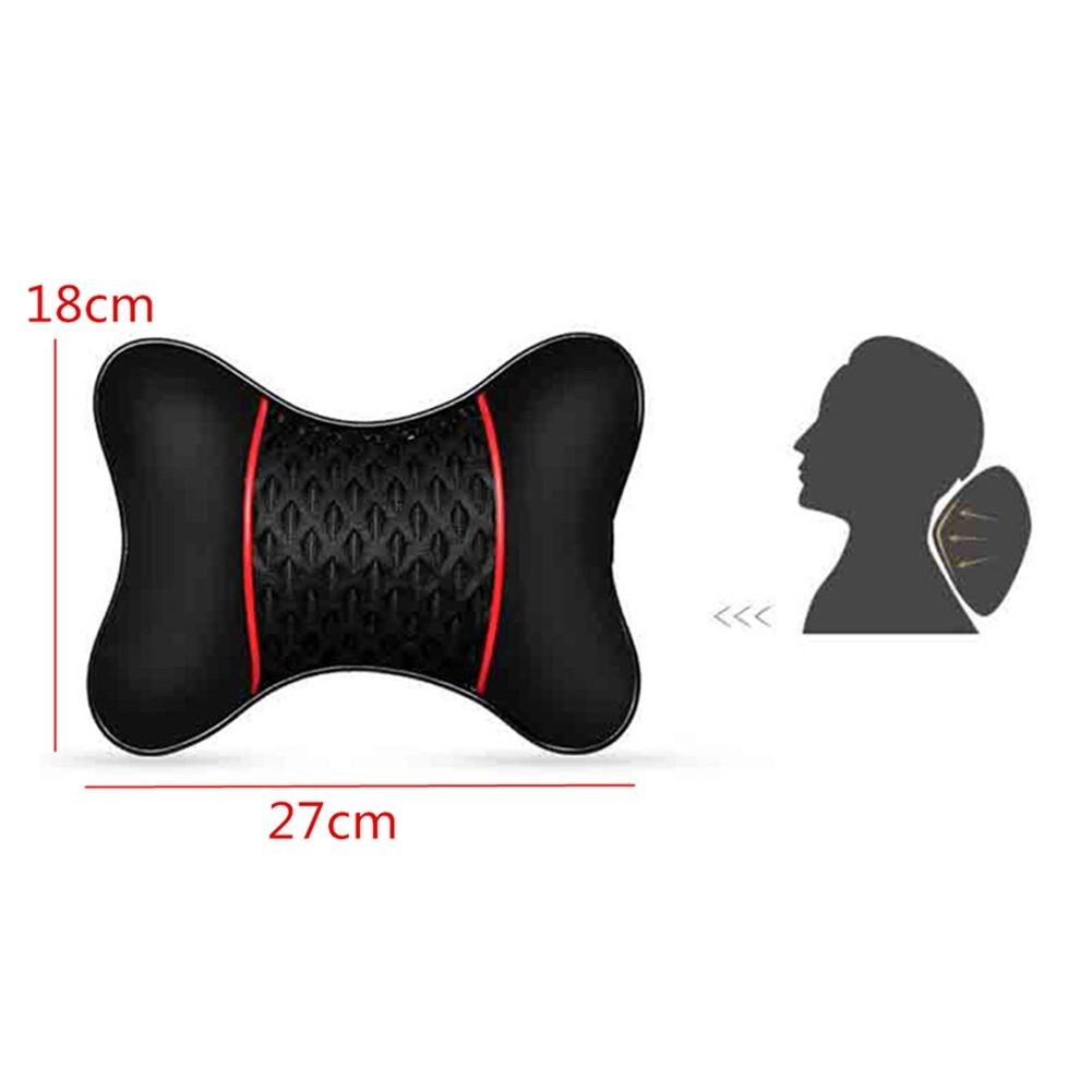 Seatbelt Harness For Dogs In Car New Panda Plush Headrest Auto Seat Covers Head Neck Rest Cushion Cartoon Headrest Pillow Pad Supplies Car Pillow Cute - Foto 12