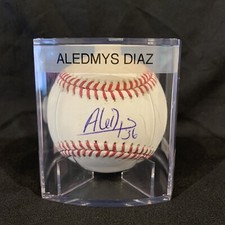 Aledmys Diaz Autographed Baseball