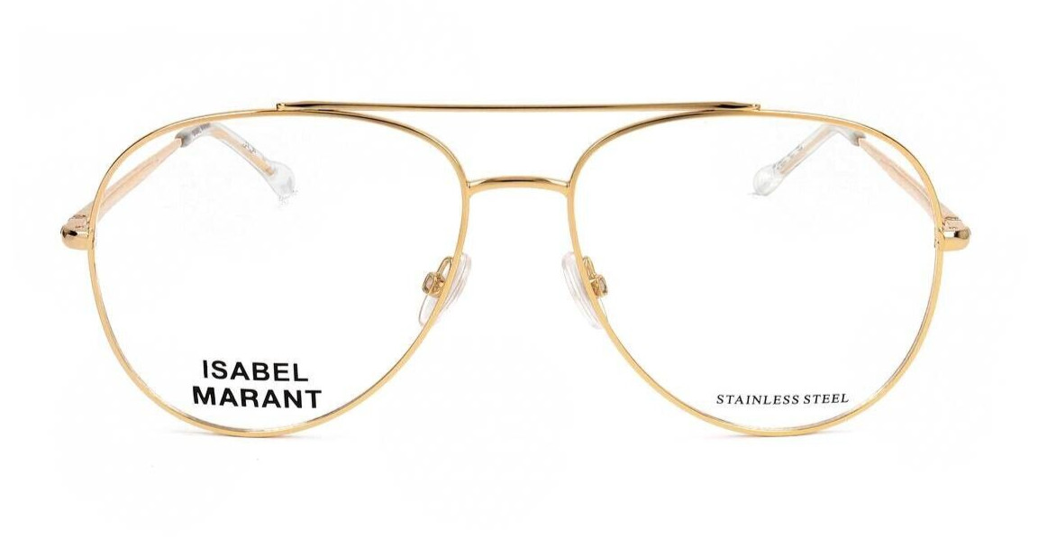 Lunettes aviateur Isabel Marant IM0027 dorées légères contre la fatigue