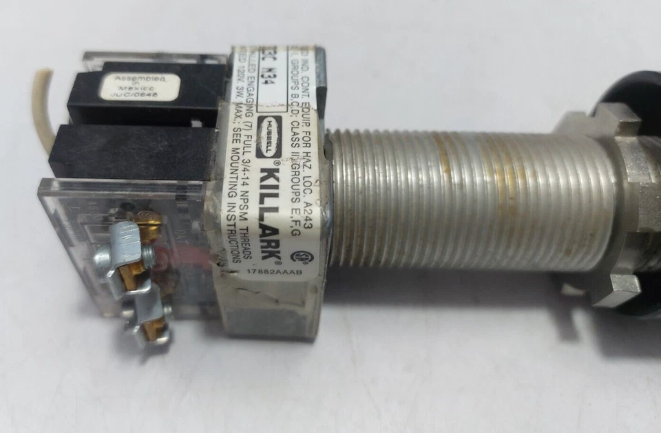 Hubbell Killark G0B4-G233C N34 Red Pilot Light - Image 3 of 4