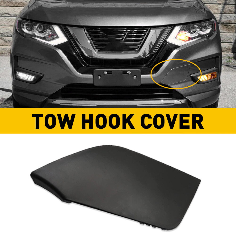 For Nissan Rogue Front Bumper Tow Hook Cap Cover Eye Access 2017