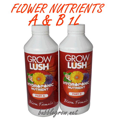GROWLUSH HYDROPONICS BLOOM FLOWER PART A&B 1L NUTRIENT - Bild 1 von 1
