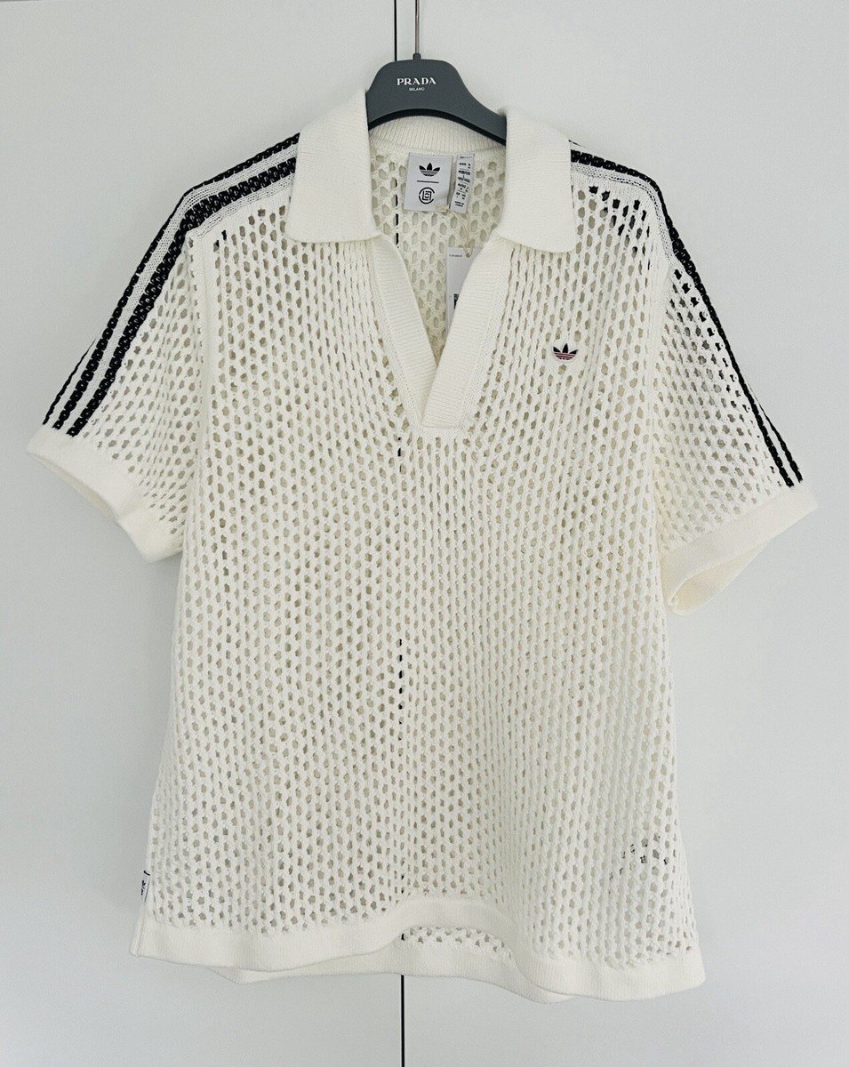 Adidas Original X Clot by Edison Chen unisex crochet polo